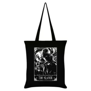 image of Deadly Tarot The Slayer Tote Bag (One Size) (Black/White)