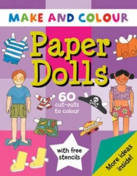 Image of Make and Colour Paper Dolls by Clare Beaton Book