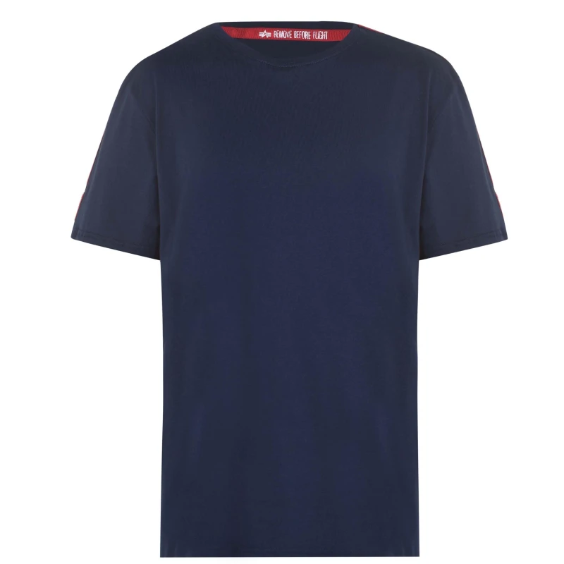 Image of Alpha Industries Rbf Tape T-Shirt Navy male Medium