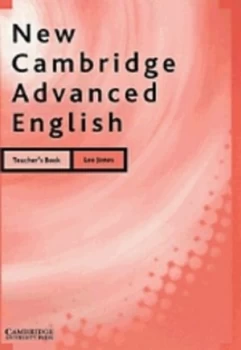 Image of New Cambridge Advanced English. Teachers Book by Leo Jones Paperback