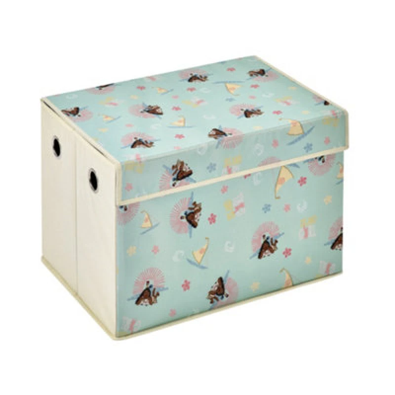 Image of Disney Moana Large Fabric Storage Box With Flip-Top Lid - Durable, Collapsible Toy Chest For Kids Books, Treasures & Toys