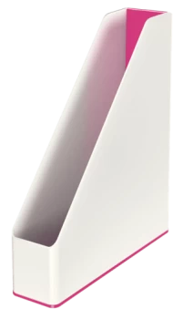 Image of Leitz WOW Duo Colour Magazine File A4 Pink 53621023 (Pk1)