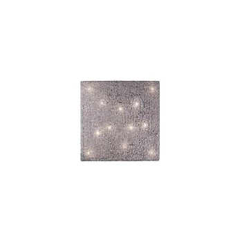 Image of Ideal Lux Quadro - 12 Light Indoor Square Large Flush Light Mesh Chrome, G9