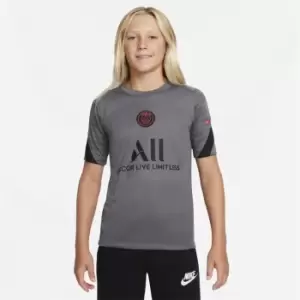 Image of Nike Paris Saint Germain European Training Shirt 2021 2022 Junior - Grey