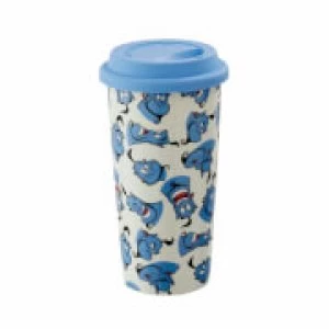 image of Funko Homeware Disney Aladdin Genie Pattern Lidded Mug