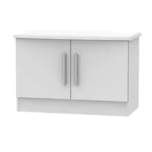 Image of Fourisse Ready Assembled Compact TV Unit Grey Matt