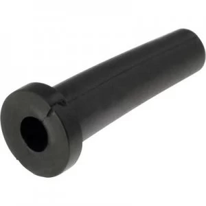 Image of HellermannTyton HV2101 PVC BK M1 Bend relief Terminal max. 5.5mm PVC Black