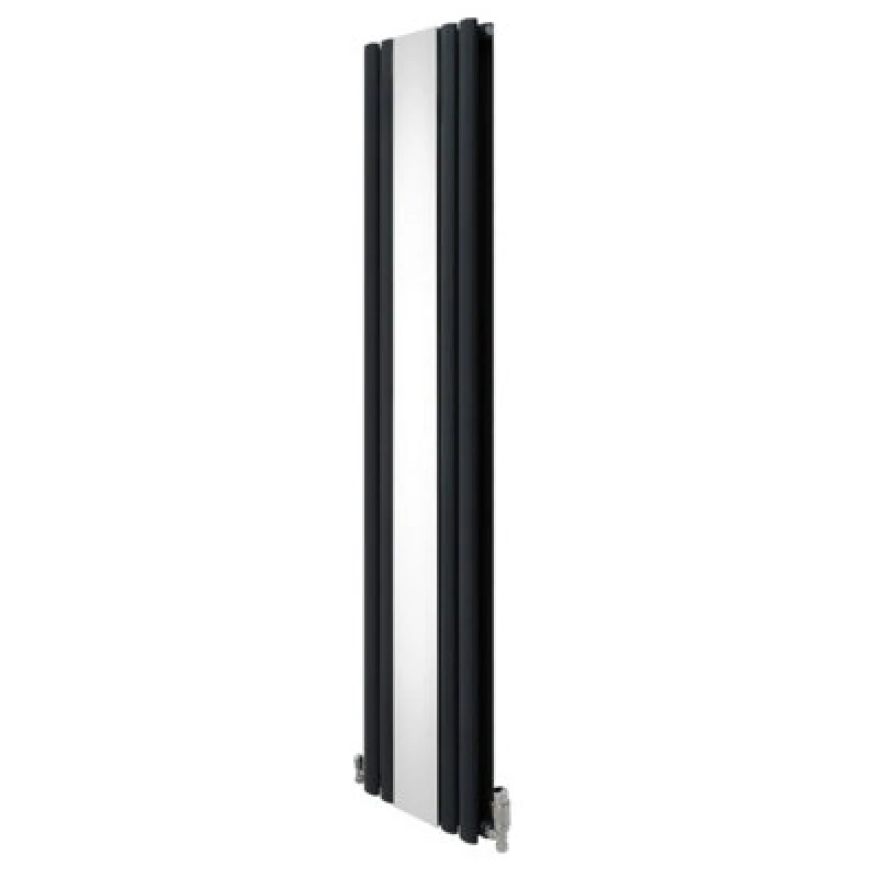 Image of MONSTER-SHOP Oval Panel Radiator With Mirror 1800mm x 380mm & trv Chrome 5055986194095