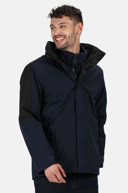 Image of Regatta Regatta Men 'Defender' Waterproof Jacket in Navy Size: Small Navy S Male 5051513769897