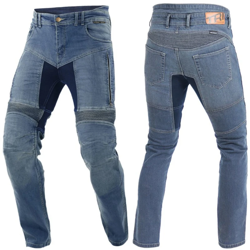 Image of Trilobite 2461 Parado Monolayer Slim Fit Men Jeans Short Blue Size 44