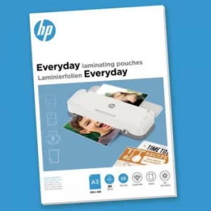 image of HP Everyday Laminating Pouches A3 80 micron Pack 25 9152