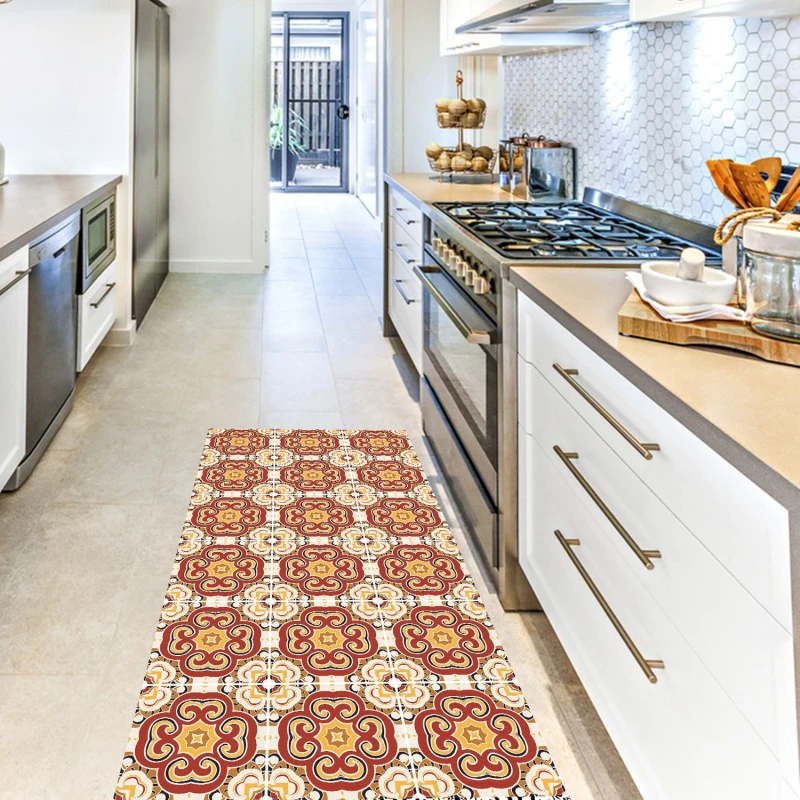Image of Artsy Mats Naxos Vinyl Floor Mat 190x67cm Multi