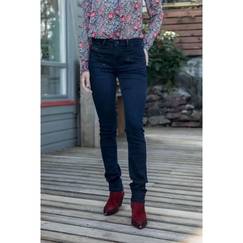 Image of Freeman T Porter Womens skinny jeans Freeman T Porter Alexa High Waist S-SDM Bleu Female 34