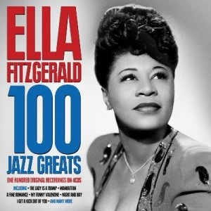 Image of 100 Jazz Greats by Ella Fitzgerald CD Album