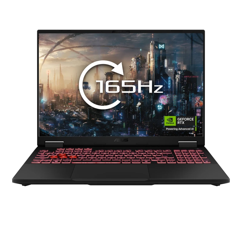 Image of ASUS TUF Gaming AMD Ryzen 9 32GB RAM 1TB SSD GeForce RTX 5070 165Hz 16" Windows 11 Gaming Laptop FA608PP-RV013W -