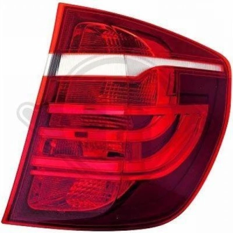 Image of DIEDERICHS 1276090 Rear light Outer section, without bulb holder, Right, P21W Combination Rearlight (391)