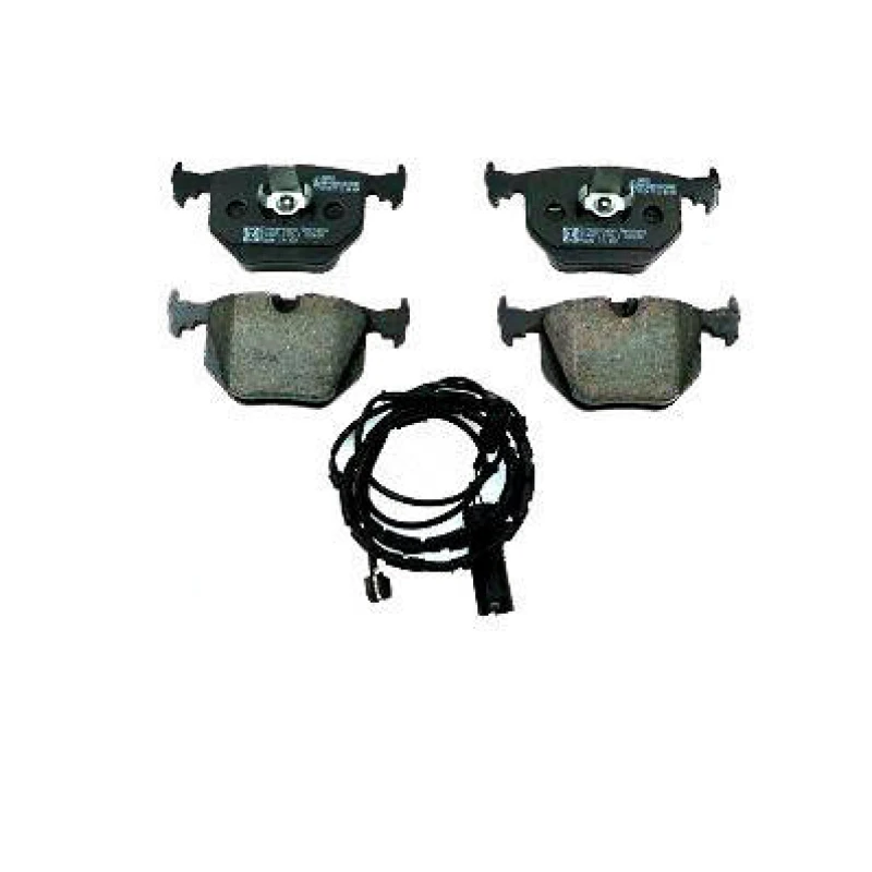 Image of ZIMMERMANN 21487.170.2 Brake pad set Rear Axle, incl. wear warning contact, Photo corresponds to scope of supply Brake Pad Set,disc brake (402)