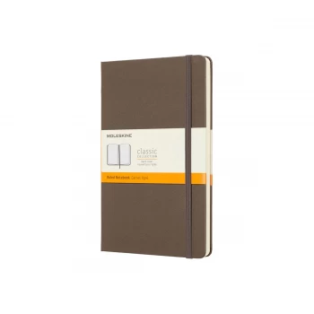 Image of Moleskine Large Ruled Hardcover 240Pg 130x210mm Earthbrown Ref