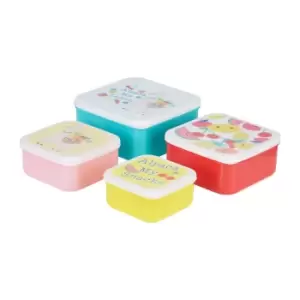 Image of Set of 4 Alpaca Lunch Box