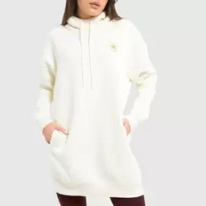 image of Converse hooded sweatshirt dress in white