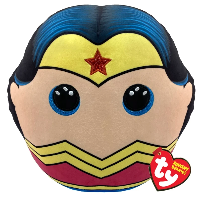 Image of Ty Wonder Woman Squish A Boo 10" Soft Plush Multi