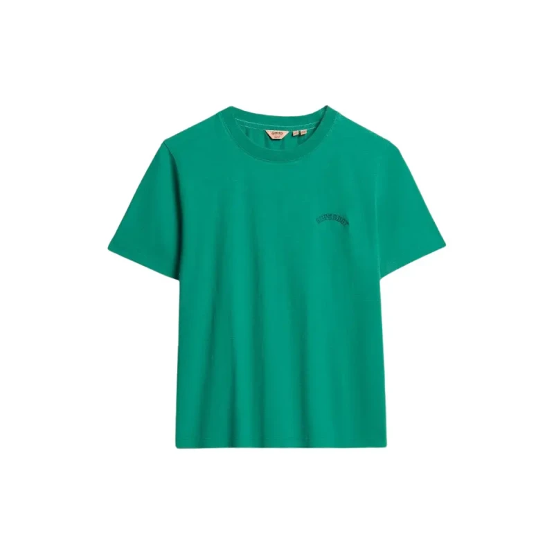 Image of Superdry Faded logo womens T-Shirt Superdry Essential Vert Female XS
