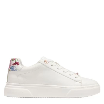 Image of Fabric Fiore Ladies Trainers - White