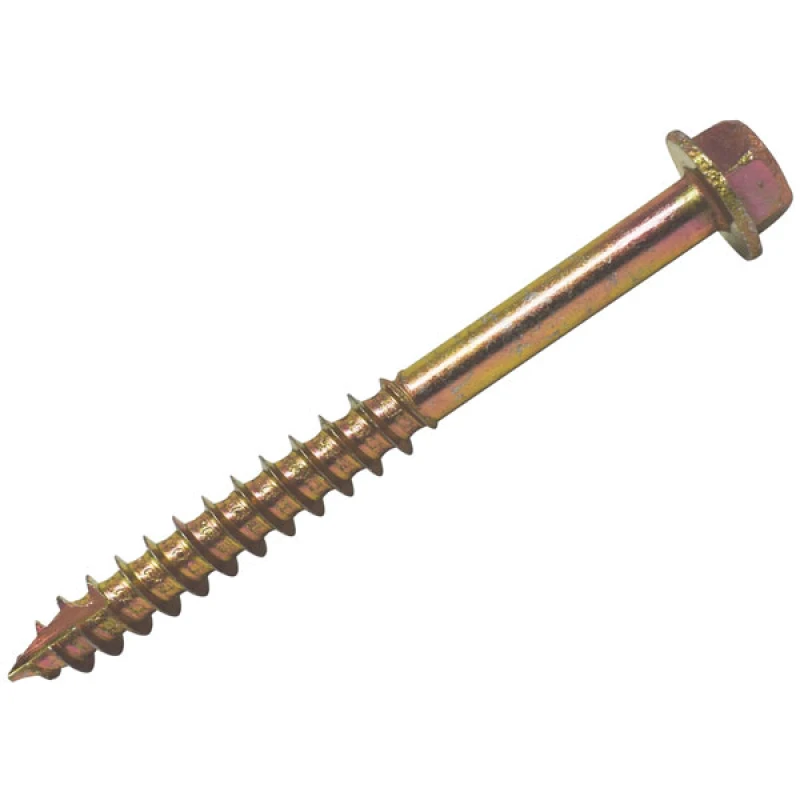 Image of FORGEFIX Spectre Coach Screw Hexagon Head zy M6 x 80mm Box 100 FORSCS680Y - Forgefix SPECS680Y