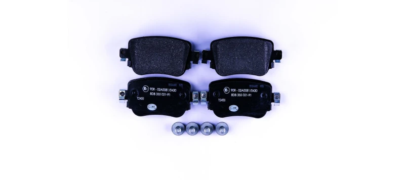 Image of HELLA Brake pad set HELLA 8DB 355 021-911