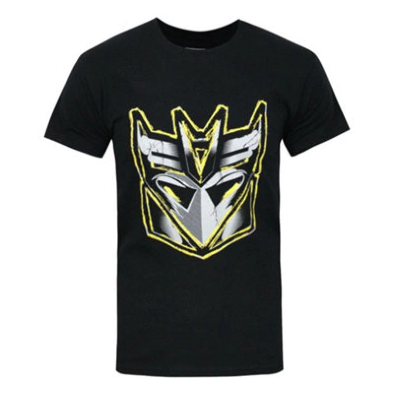 Image of Transformers Short Sleeved T-Shirt Black male