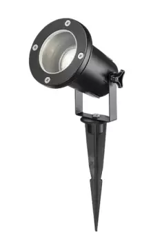Image of KnightsBridge 230V IP65 GU10 Ground Spike - Black