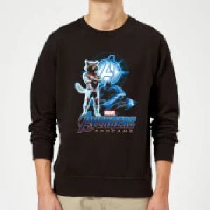 Image of Avengers: Endgame Rocket Suit Sweatshirt - Black - XXL