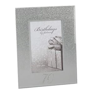 Image of 4" x 6" - Birthdays by Juliana Glitter Mirror Frame - 70th