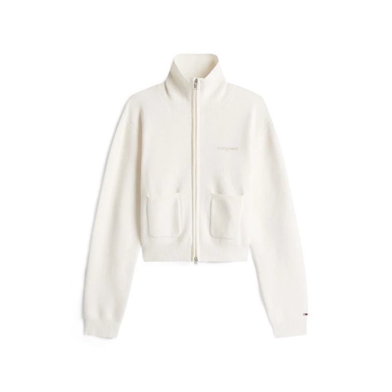 Image of Tommy Jeans TJ Cozy Script Crdi Ld61 Ancient White female 8 (XS)