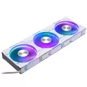 Image of Phanteks D30 Reverse Airflow 120mm DRGB PWM Fan Triple Pack - White - PH-F120D30R_DRGB_PWM_WT01_3P