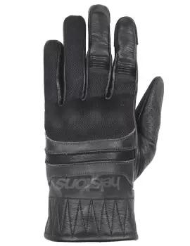 image of Helstons Bull Air Summer Leather Mesh Black Grey Gloves T11