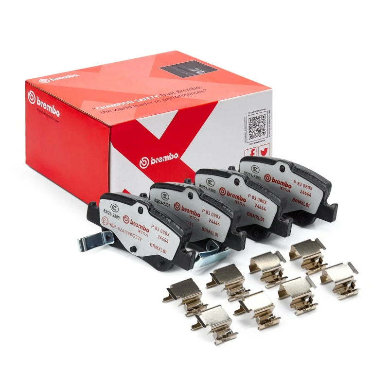Image of BREMBO Brake pad set BREMBO P 83 080X