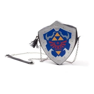 Image of Nintendo - Hylian Shield Womens Shaped Shoulder Bag - Multi-Colour