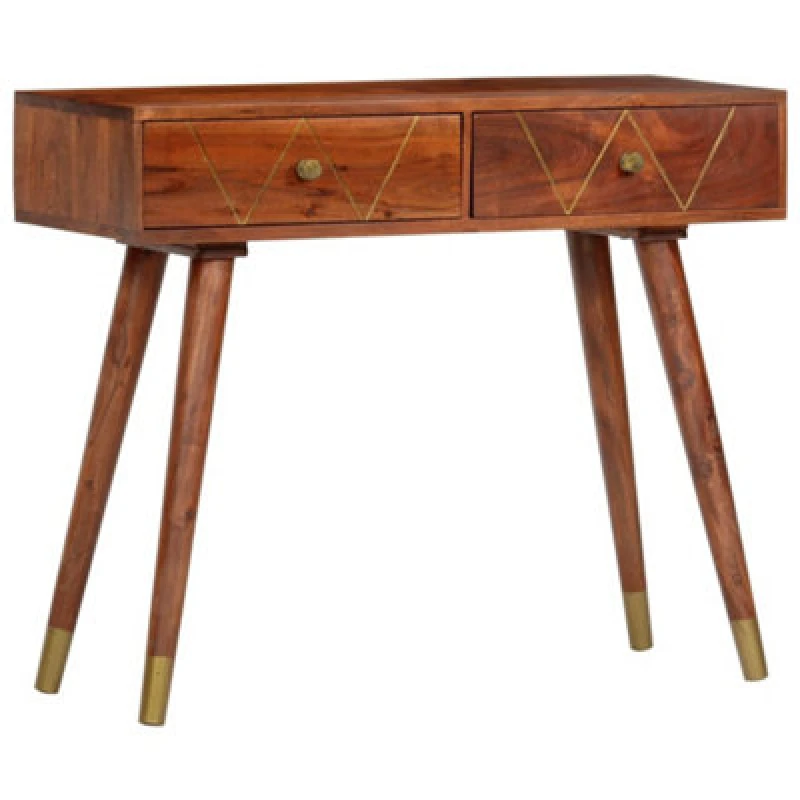 Image of VIDAXL Vidaxl - Console Table 90x35x76cm Solid Acacia Wood 286174