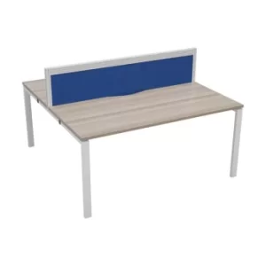 CB 2 Person Bench 1400 X 800 Cable Port Grey Oak-White