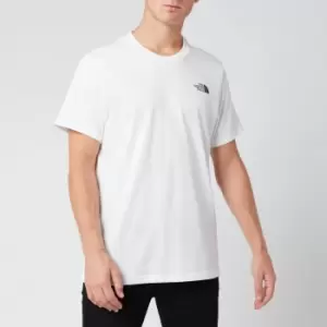 Image of The North Face Mens Simple Dome Short Sleeve T-Shirt - TNF White - L