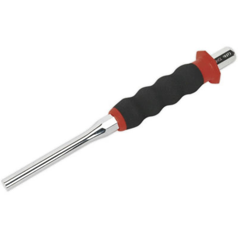 Image of Loops 10mm Sheathed Parallel Pin Punch - Contoured Foam Grip - Chrome Molybdenum Steel Metallics