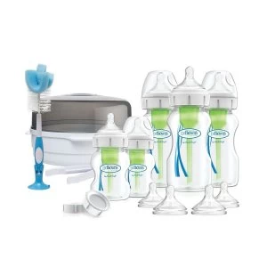 image of Dr Browns Options Bottle & Steriliser Gift Set - White