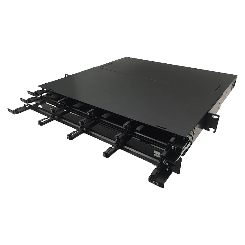 Image of Cablenet CNL 1u OF Cassette Panel Bk