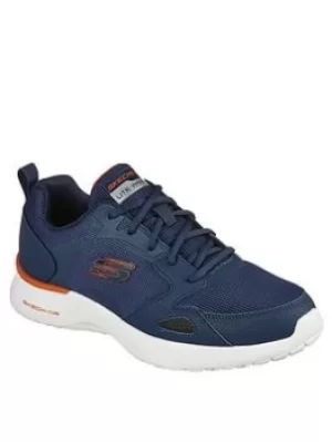 Image of Skechers Skech-air Dynamight Memory Foam Lace Up Trainer, Navy, Size 11, Men
