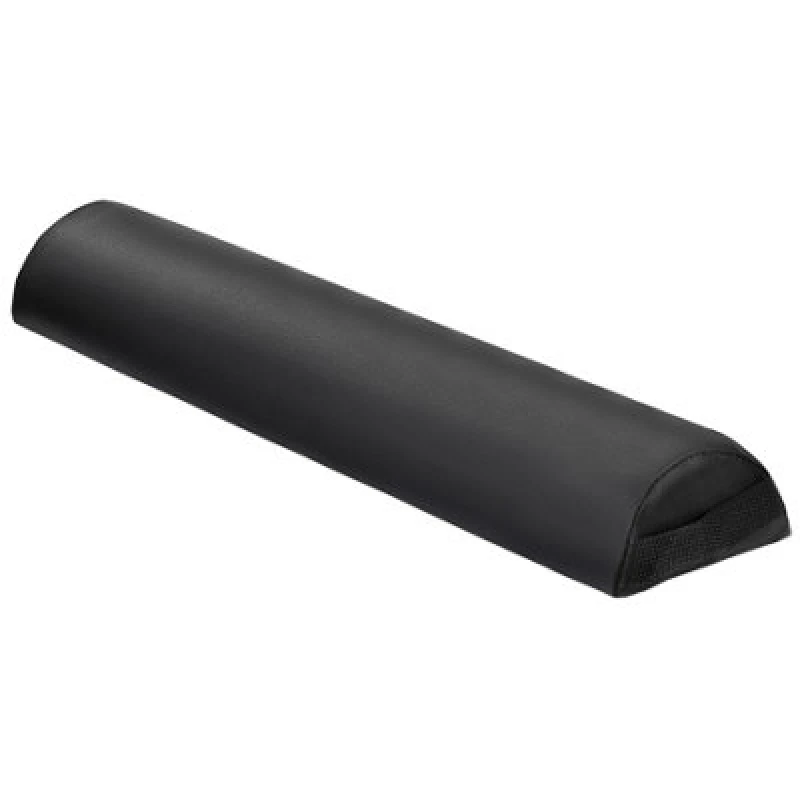 Image of Tectake 25" Massage Table Chair Half Round Bolster Pillow Spa Bed Cushion 5.5" Circle - Black