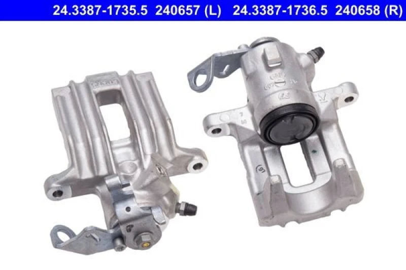 Image of ATE 24.3387-1735.5 Brake caliper without holder Aluminium Brake Caliper (78)