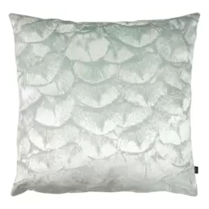 image of Jaden Velvet Cushion Seagreen/Eu De Nil, Seagreen/Eu De Nil / 50 x 50cm / Polyester Filled