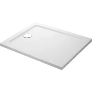 Image of Mira Flight Safe Rectangular Shower Tray 1600 x 900mm in White Acrylic Stone Resin