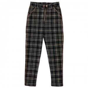 image of Firetrap Tapered Trousers Junior Girls - Checked